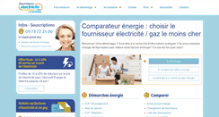Desktop Screenshot of fournisseurs-electricite.com